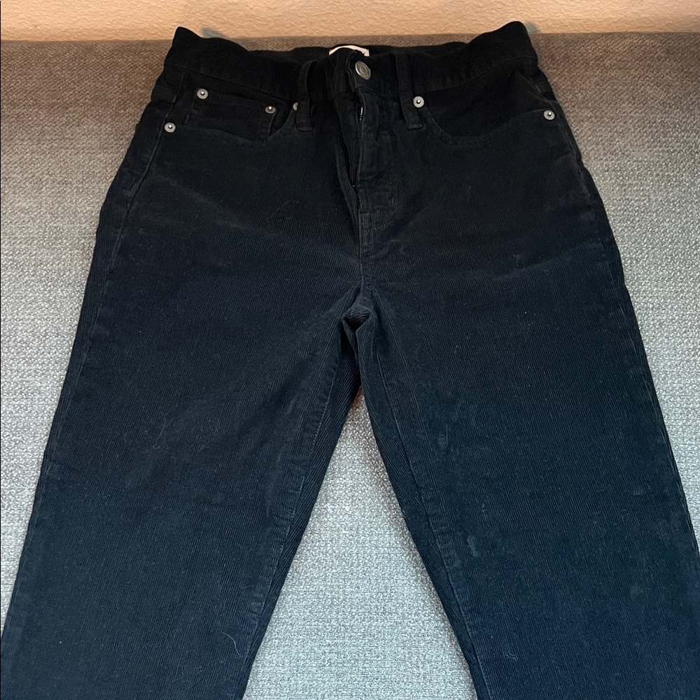 J. Crew black Corduroy Trousers